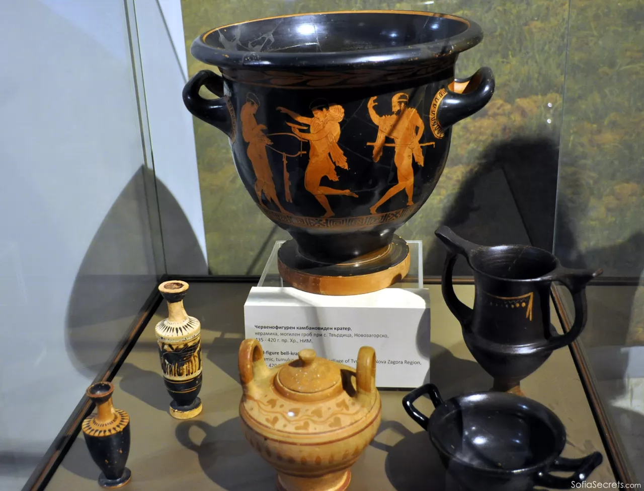 Antique vase from the Roman empire in Bulgaria historical museum